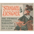 thumbnail image 3 of Anonymous 23x20 Black Modern Framed Museum Art Print Titled - The Standard Designer (1896), 3 of 5