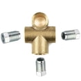 thumbnail image 7 of 3 Way Brake T Piece Tee With 3 Male-Nuts Short Union 3/8 \ UNF 24 TPI 3/16 Pipe, 7 of 7