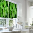 thumbnail image 2 of LALILO Kitchen Curtains and Valances Set of 3 36" Tropical Window Treatment Tiers for Window Decor, 2 of 5