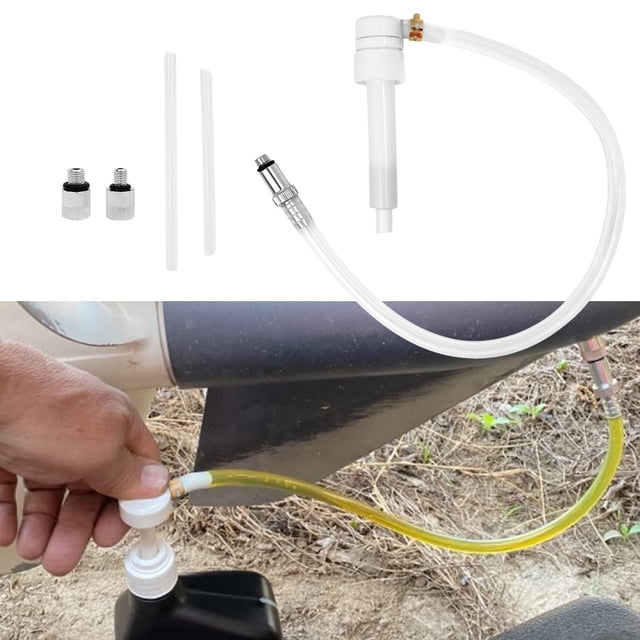 User Friendly Lower Unit Gear Oil Pump For Outboard Motors Comes With 3 Adapter Sizes To Fit Various Lube Bottles Mingyiq