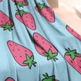 thumbnail image 3 of Red Strawberry Plants Blue Pattern Blanket,Comfortable Soft Lamb Wool Throw Blanket,All Season,Warm Lightweight Blankets for Sofa Bed Couch Living Room Chair,30"x40", 3 of 4