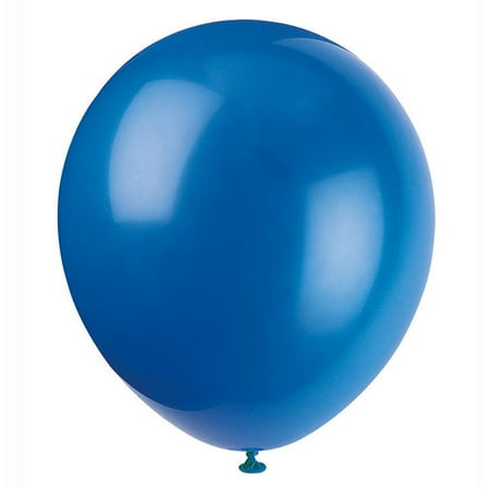 - Latex Balloons, Royal Blue, 12in, 72ct