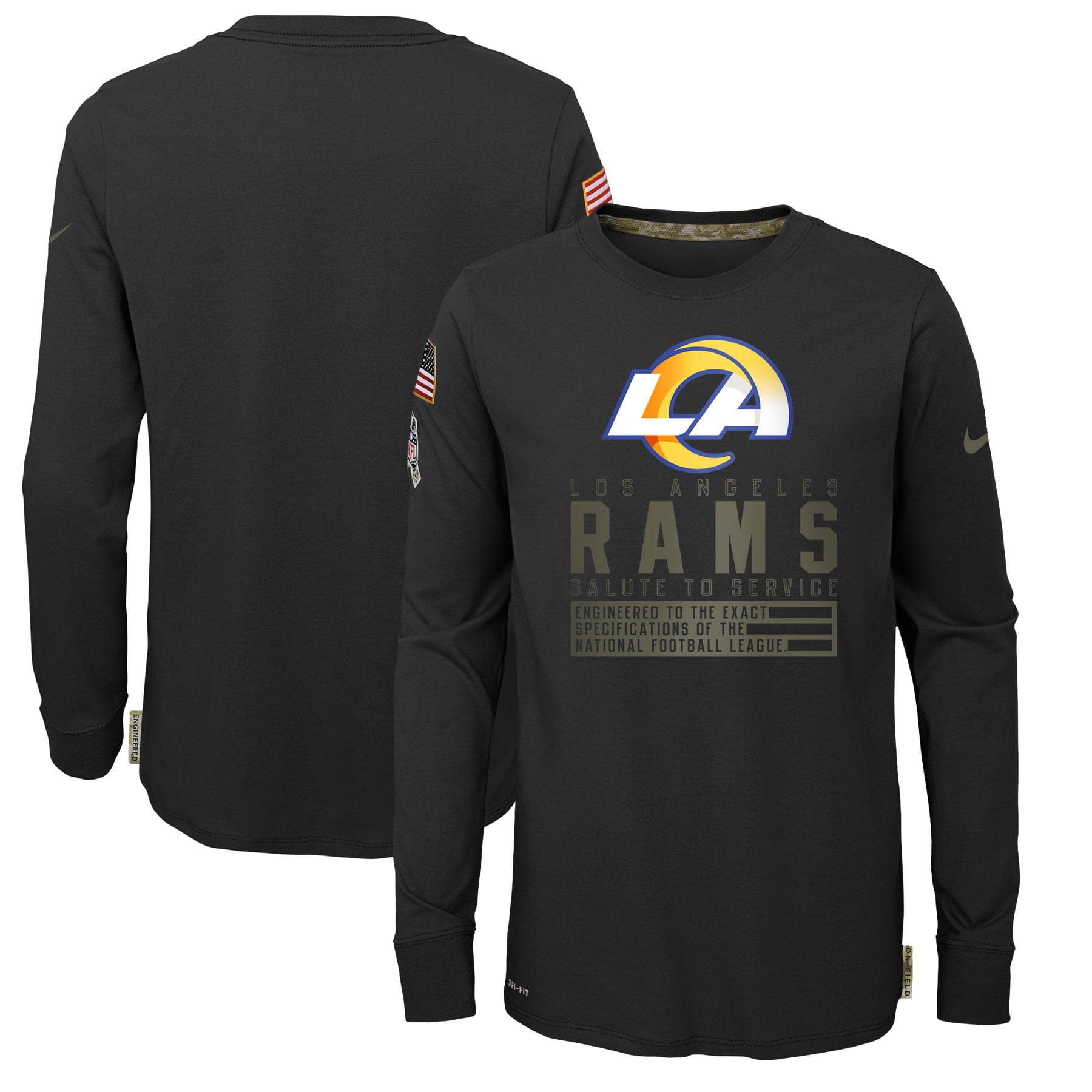 los angeles rams salute to service