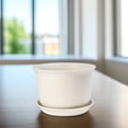 thumbnail image 2 of KAJNBN 1Pack Plastic Flower Pot With Drainage Holes For School Projects 11.8x7.7x7.3in, 2 of 8