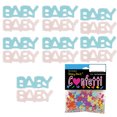 thumbnail image 3 of Confetti Word BABY Blue, Pink - Pouch (1/2 oz) - CCP7834, 3 of 8