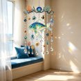 thumbnail image 5 of SLYNSHome Sea Themed Acrylic Fish Wind Chime, 11.8 Inch Colorful Sunlight Reflector, Hanging Crystal Suncatcher for Window Yard, Outdoor Balcony Porch Decor, Beach Lover Gift, 5 of 5