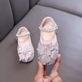 thumbnail image 5 of breaise Girls Sparkle Princess Dress Shoes Bow Wedding Party Flower Mary Jane Ballet Flats for Kid Toddler, 5 of 9