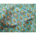 thumbnail image 4 of oneOone Silk Tabby Fabric Damask Ikat Print Fabric By The Yard 42 Inch Wide, 4 of 4