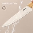 thumbnail image 4 of Hancorys Knives Set for Kitchen, 13 Pieces Knives Set with Nonstick Ceramic Anti-Rust Coating, Chef Knife Sets with 6 Blade Guards, High Carbon Stainless Steel Cooking Knife, 4 of 6