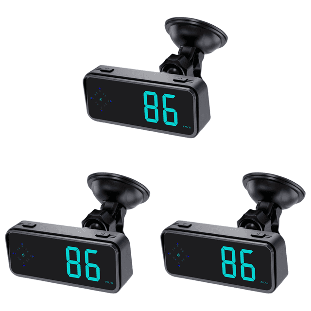 Velocímetro Digital GPS Con Pantalla LED Colorida HUD para Automóvil (con Soporte)