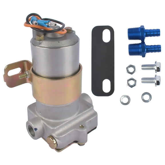 Mustrod High Flow 12V Electric Fuel Pump 3/8" NPT Inlet & Outlets 120 GPH 14 PSI Universal DM-643120
