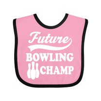 Inktastic Future Bowling Champ Childs Bowler Boys or Girls Baby Bib