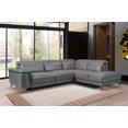 thumbnail image 1 of Valencia Barletta Contemporary Top-grain Leather Reclining Sectional Sofa, 1 of 7