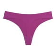 thumbnail image 5 of PEASKJP Culottes Taille Haute pour Femmes Bikini String Doux pour Dames, Rose Vif m, 5 of 5