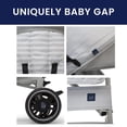 thumbnail image 5 of BabyGap Cochecito clásico - Cochecito ligero con reclinación, plegado compacto y organizador para padres extraíble - Fabricado con materiales sostenibles, rayas grises, 5 of 5
