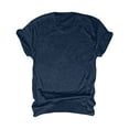 thumbnail image 6 of Fgnfyis Womens Tops Women Cap Sleeve Summer Casual O Neck Solid Color T Shirts Loose Fit Blouse Short Sleeve T Shirts for Women BU1_001 M, 6 of 7