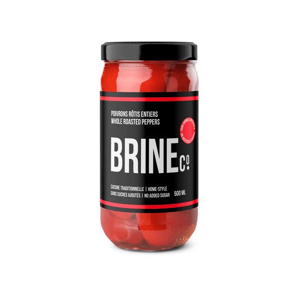 Brine Co Whole Roasted Peppers 500ML Jar