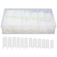 thumbnail image 5 of Puntas de uñas postizas, 240 piezas Puntas de uñas postizas transparentes Puntas de uñas postizas Media cubierta Punta de uñas postizas Durabilidad mejorada, 5 of 5
