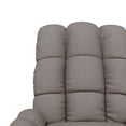 thumbnail image 5 of vidaXL Fauteuil Inclinable Tissu Taupe, 5 of 5