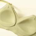 thumbnail image 3 of LYEAA Wireless Bras for Women Padded Lace Push up Daily Bras Wirefree Adjustable Strap Lift Soft Bralette No Wire Breathable Comfort Sleeping Bras with Removable Cup Green L, 3 of 7