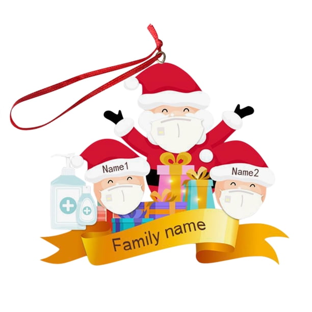 Xihbxyly Adorno Navideño Personalizado, Diseño de Muñeco de Nieve de Resina, Nombre Personalizable, Perfecto para Fiestas, Bodas, Decoración Navideña, Regalo Familiar, 1 Pieza, Edición Navideña 2020
