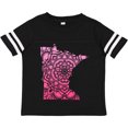 thumbnail image 3 of Inktastic Minnesota Silhouette Mandala Boys or Girls Toddler T-Shirt, 3 of 5