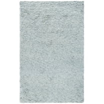 SAFAVIEH Casablanca Grozda Solid Wool Area Rug, Teal, 5' x 8'