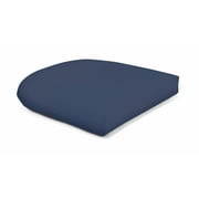 Casual Cushion Sunbrella Solid 18 x 18  Outdoor Wicker Seat Cushion -Canvas Navy