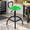 Green, variant on Red Adjustable Height Swivel Pneumatic Shop Stool 300 Lbs Capacity 360° Rotation