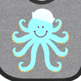 thumbnail image 4 of Inktastic Octopus Ocean Sea Creature Boys or Girls Baby Bib, 4 of 4