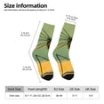 thumbnail image 2 of Sigee Quirky Cartoon 123 for Contrast Design Soft Moisture-Wicking Socks Crew Casual Athletic Stretchy Loose Middle Tube Socks, 2 of 6