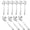Silver-10PCS, variant on Cterwk 10 Pcs Soup Spoon, Round Stainless Steel Spoons Silverware Dishwasher Set, Silver