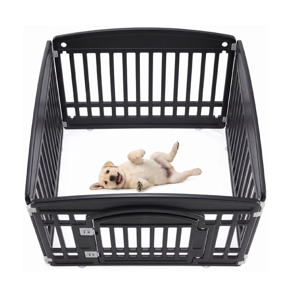 Alvantor Portable Dog Playpen - Safe Foldable Pet Fence for Indoor/Outdoor Use, Easy to Clean & Adjustable, Ideal for Small to Medium Dogs