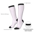 thumbnail image 4 of Xecao Kawaii Cat Paw print thigh-high socks, crafted for both men and women with a stretchy, high-opaque design perfect for daily wear, 4 of 6