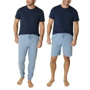 Eddie Bauer Men’s 3-Piece Super Soft Sleep Set Tee Joggers and Shorts Lounge Set