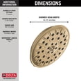 thumbnail image 2 of Delta Universal Showering Components: UltraSoak™ 4-Setting Shower Head, 2 of 2