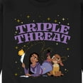thumbnail image 3 of Disney Wish - Triple Threat Asha & Star - Men's Crew Neck Fleece Pullover, 3 of 5