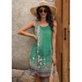 thumbnail image 2 of Vestidos de verano de Dress Sherosa para mujer con cuello en V floral, 2 of 6