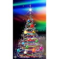 thumbnail image 1 of Cuadros Decorativos 5D DIY redondo taladro diamante pintura árbol de Navidad arte mosaico decoración del hogar Sywqhk Nuevos Originales, 1 of 9