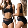 thumbnail image 1 of Txlixc - Traje de baño de 2 piezas para mujer, con parte superior acolchada sin mangas y parte inferior de bikini Txlixc Sexy, 1 of 8