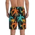 thumbnail image 3 of Fotbe Palm Trees Pajama Shorts for Men, Men's Pajama Bottoms, Sleepwear,Short Pajama Pants-Medium, 3 of 9