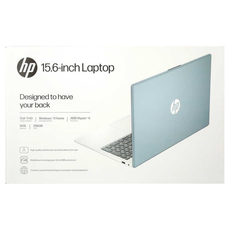 HP 15.6" FHD Laptop - Intel Core I5-1235U, 16GB RAM, 256GB SSD, Iris Xe Graphics, Windows 11 + 64GB USB Bundle