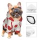 thumbnail image 3 of Fotbe Abstract Red Polka Dot Sudadera con Estampado para Perros Pequeños – Suéter con Capucha para Mascotas, Tela Suave de Forro Polar con Bolsillo-Medium, 3 of 7
