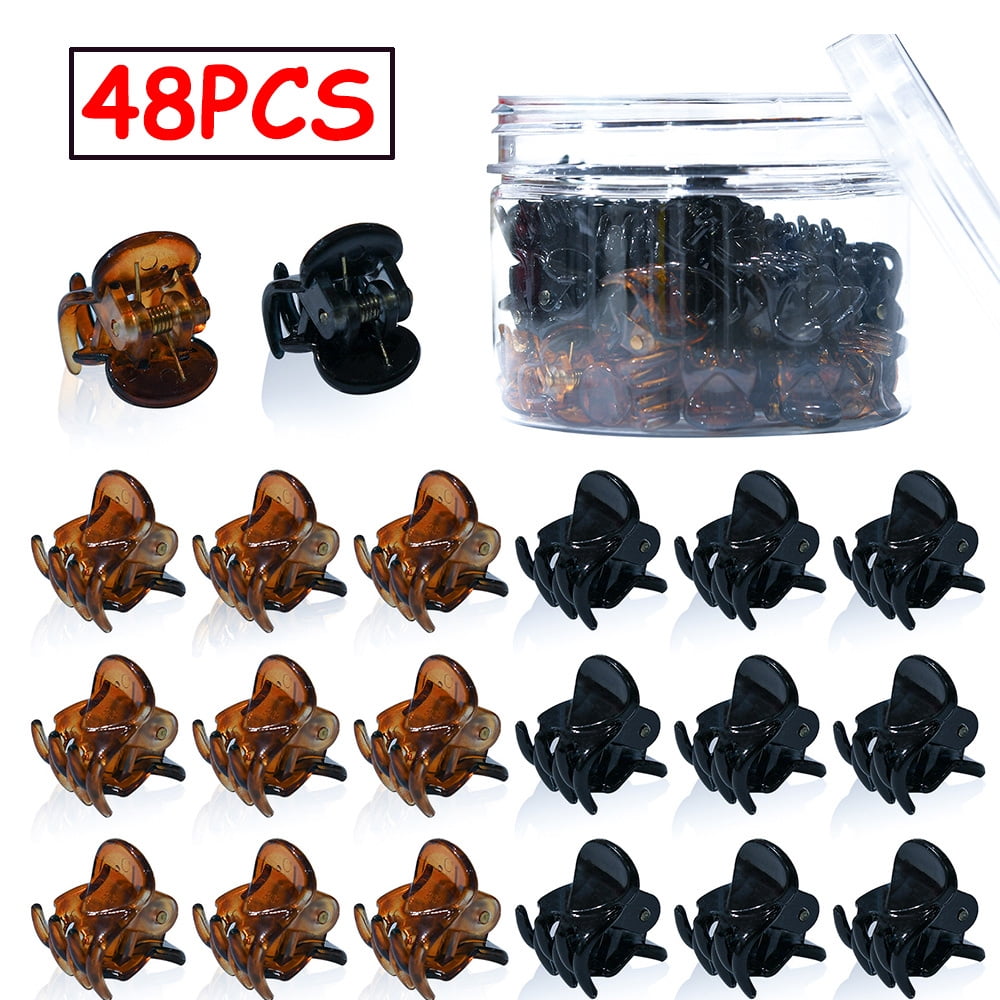Mini Hair Claw Clips for Girls and Women, Small Hair Clips Pins Clamps