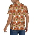 thumbnail image 2 of Lsque Cow Skull Pattern Mens Polo Golf Shirts Funny Graphics Shorts Sleeve Button Shirts Baseball T-shirt-X-Large, 2 of 7