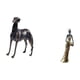 thumbnail image 5 of Elegante escultura de resina de y dama africana, figura única de animal y mujer tribal, decoración del hogar, centro de mesa para sala de estar, 5 of 8