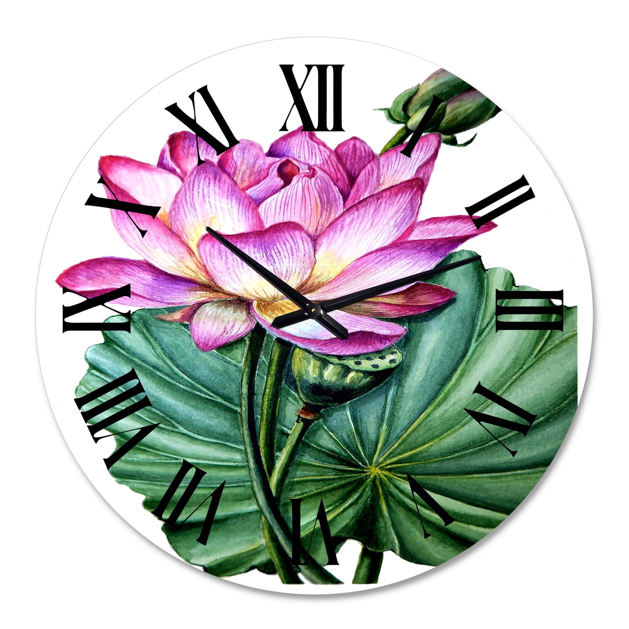 Designart 1 in Quartz Traditional Wall Clock