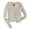 Beige - 255, variant on Aeropostale Womens Cable Knit Cardigan Sweater, Beige, X-Small