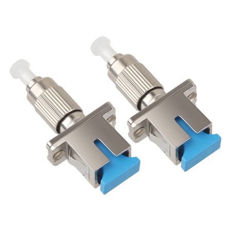 

2Pcs Hybrid Optical Fiber Adapter Simplex Fiber Flange Connector Single Mode 9/125Um SM Optical Equipment Tool