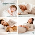 thumbnail image 3 of Dreamlab Protectores de Almohada 100% Impermeables con Cierre, de Tela Suave y Delgada, hipoalergénico, Anti ácaros. Funda Cubre Almohada contra Agua. (4 Pack King: 51 cm x 96 cm), 3 of 9